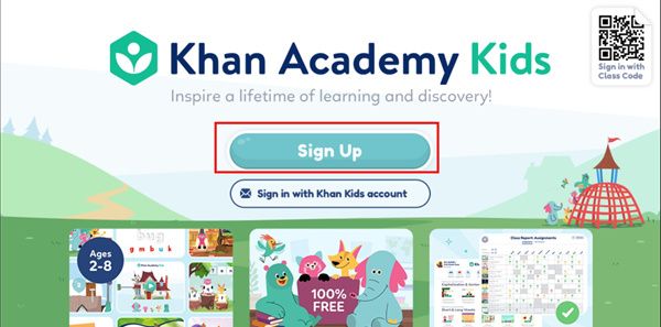 可汗学院儿童版怎么注册