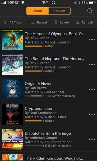 如何在Audible上听书 如何在Audible上听书