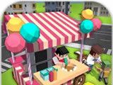 像素甜品店logo图
