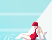 泳池逃生logo图
