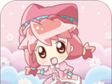 美少女装扮化妆logo图