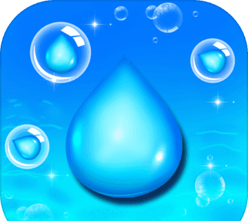 水滴泡泡爆破logo图