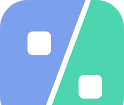 方块交错logo图