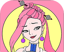 花花公主爱填色logo图