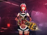 女战士跳伞吃鸡logo图