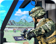 直升机战斗3dlogo图
