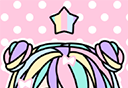 粉彩女孩logo图