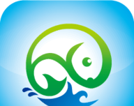 鱼渔网logo图