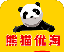 熊猫优淘logo图