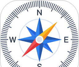 户外指南针图标