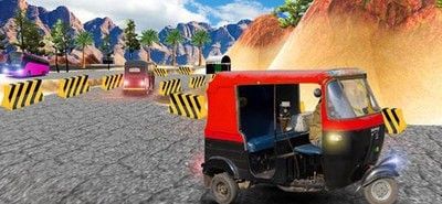 驾驶黄包车