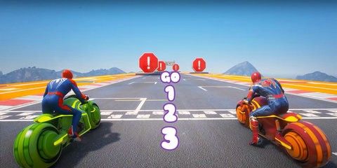 超人英雄赛车
