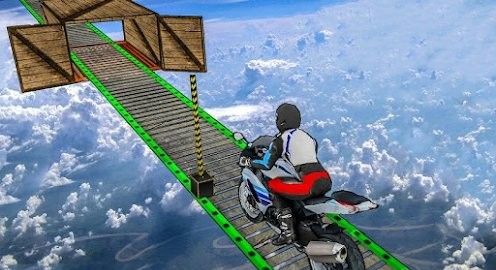 摩托车空中赛道