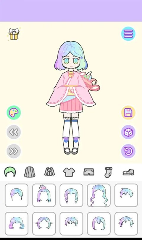 粉彩女孩