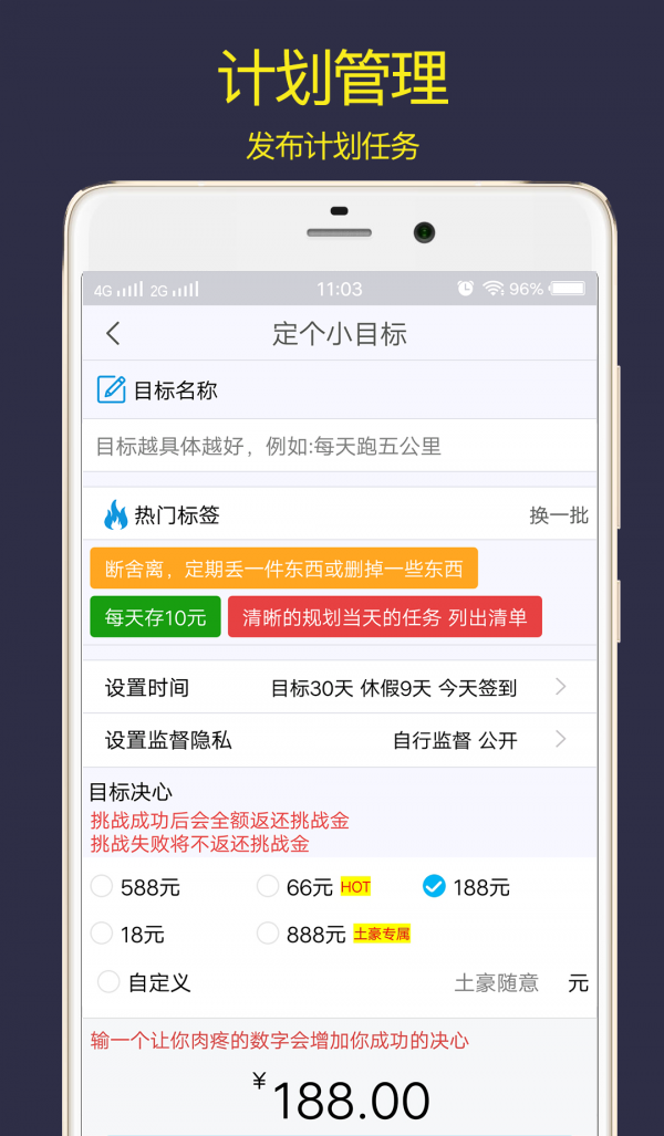 计划清单