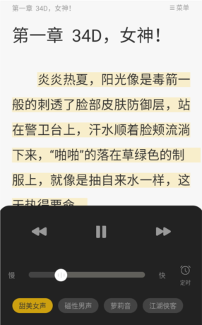 布袋鼠小说app听书模式设置