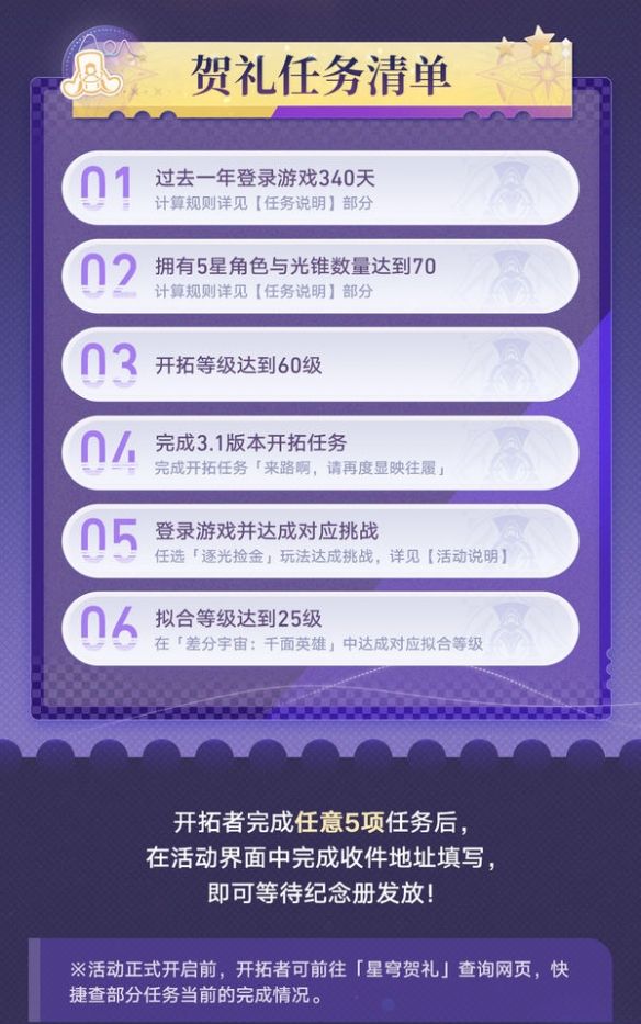 《崩坏：星穹铁道》纪念册逐光捡金完成攻略