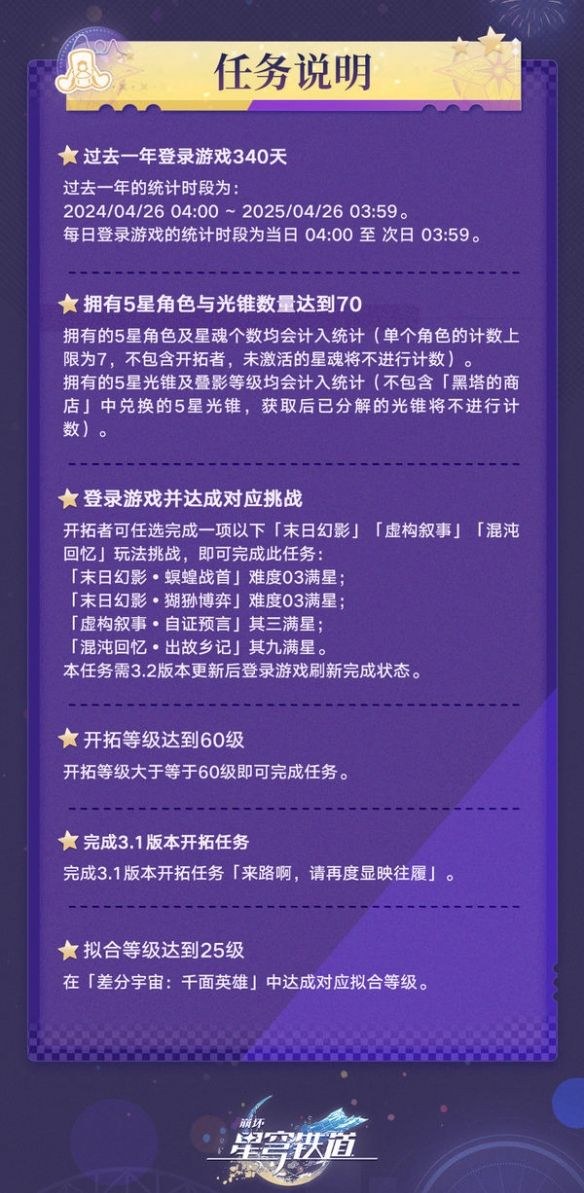 《崩坏：星穹铁道》纪念册逐光捡金完成攻略