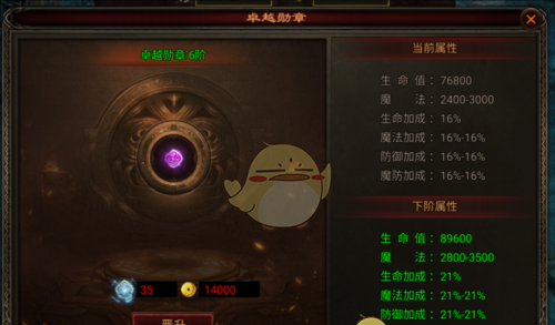 《八荒主宰传世》元神进阶系统攻略