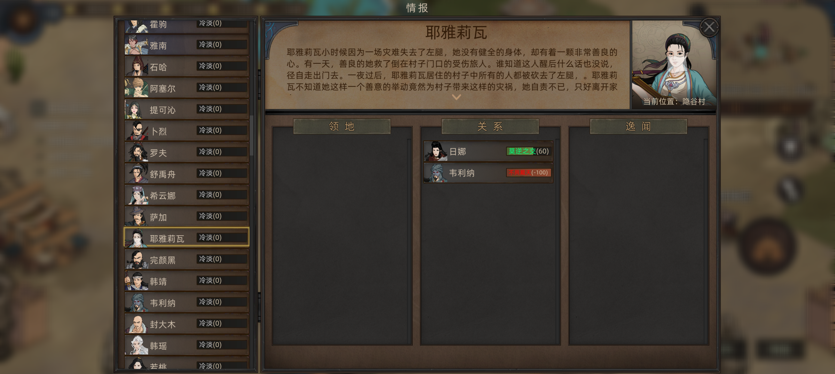 《部落与弯刀》队友选择推荐
