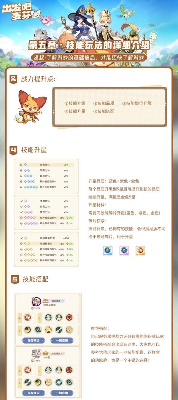 《出发吧麦芬》技能玩法介绍