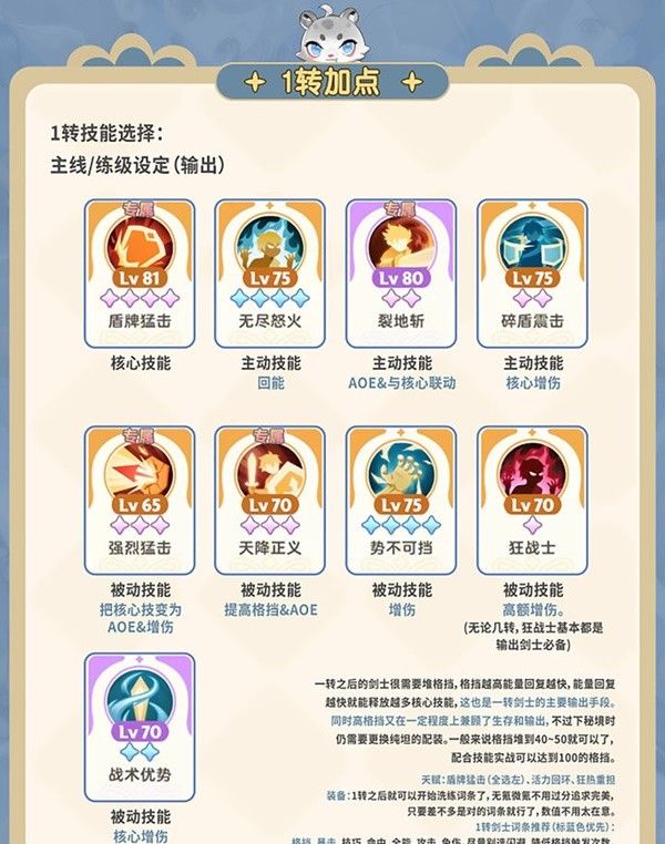 《出发吧麦芬》剑士职业培养攻略大全