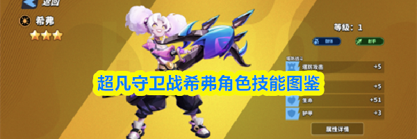 超凡守卫战希弗角色技能图鉴