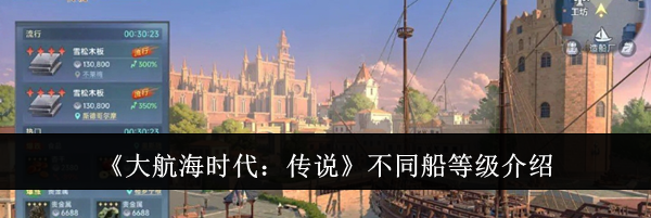 《大航海时代：传说》不同船等级介绍