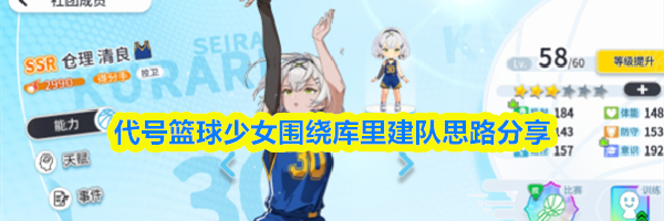代号篮球少女围绕库里建队思路分享
