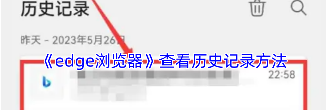 《edge浏览器》查看历史记录方法