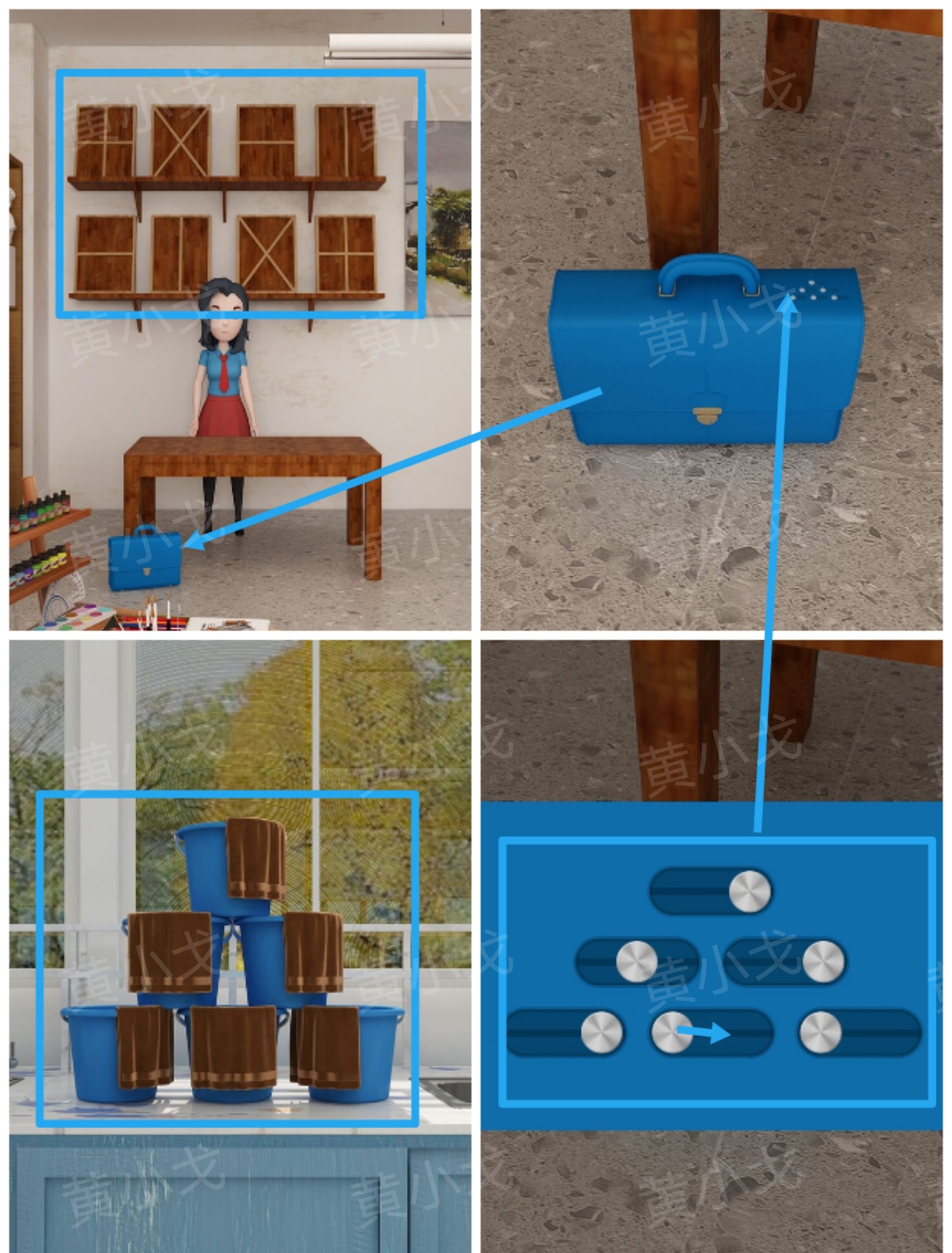 《Escape Room：侦探社》美术教室关卡攻略一