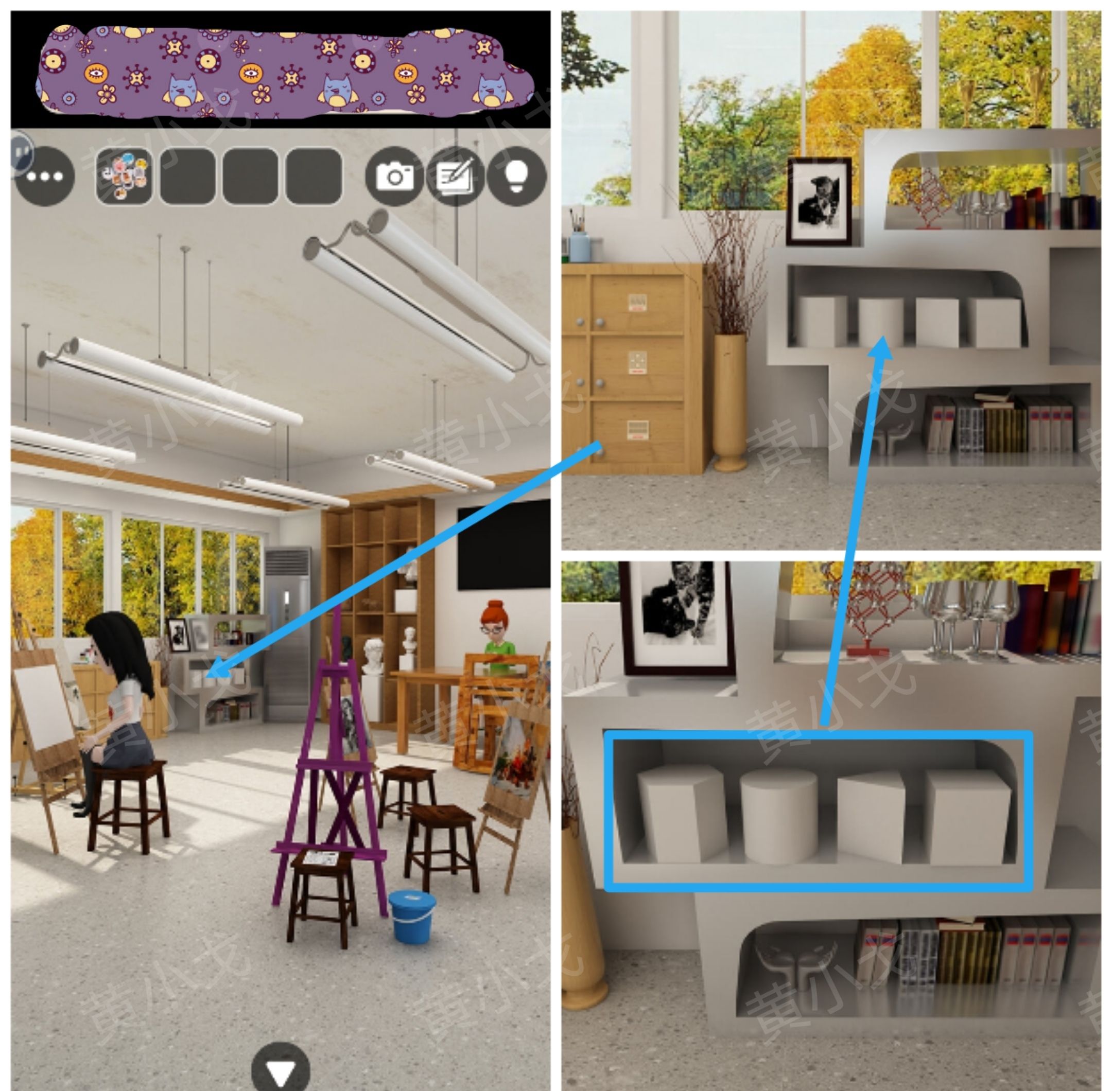 《Escape Room：侦探社》美术教室关卡攻略二