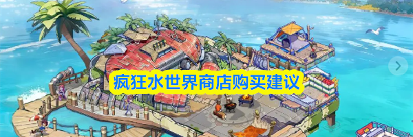 疯狂水世界商店购买建议