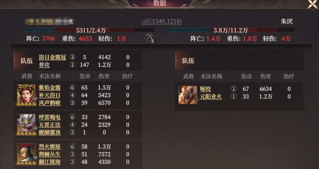 《封神：开天》燃烧弓阵容攻略