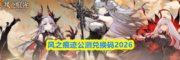 风之痕迹公测兑换码2026