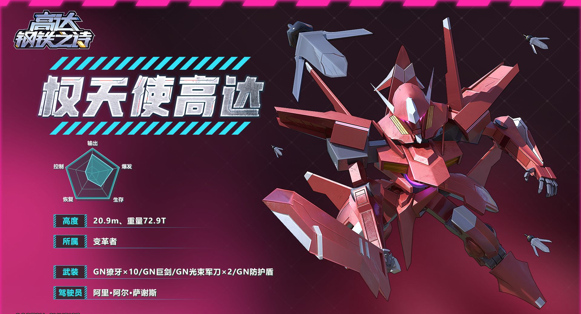 《高达钢铁之诗》权天使高达机体和玩法攻略