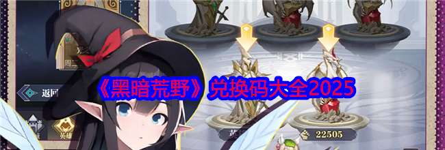 《黑暗荒野》兑换码大全2025
