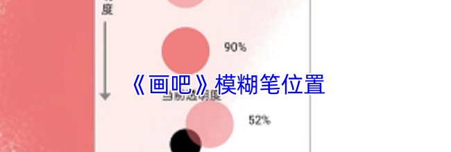 《画吧》模糊笔位置