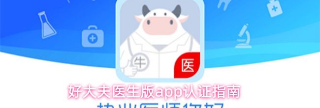 好大夫医生版app认证指南