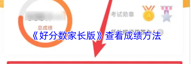 《好分数家长版》查看成绩方法