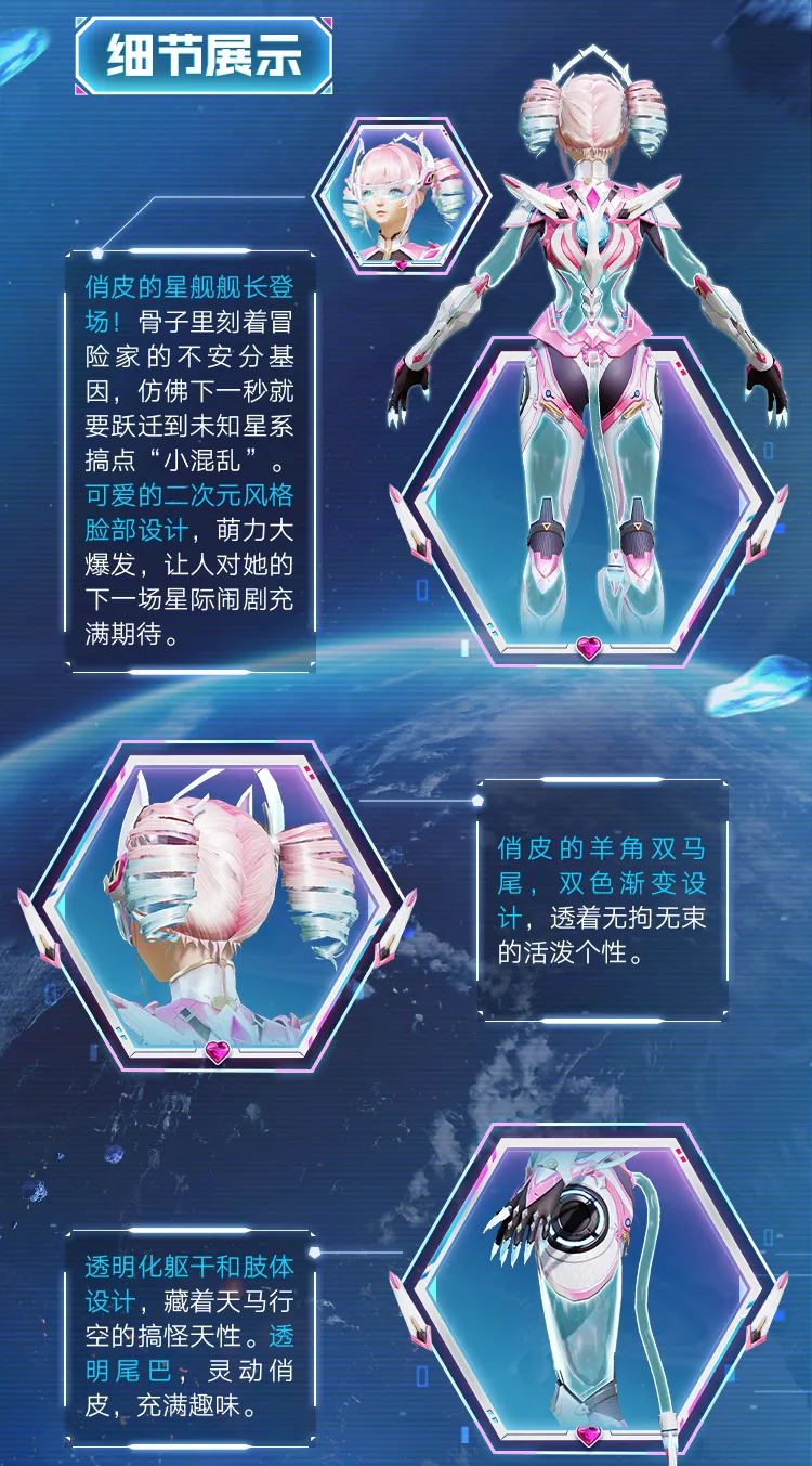《和平精英》幻星舰长全新皮肤套装细节一览