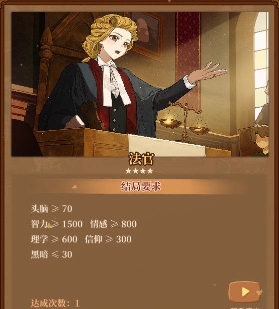 《火山的女儿：再度重逢》各职业需求一览