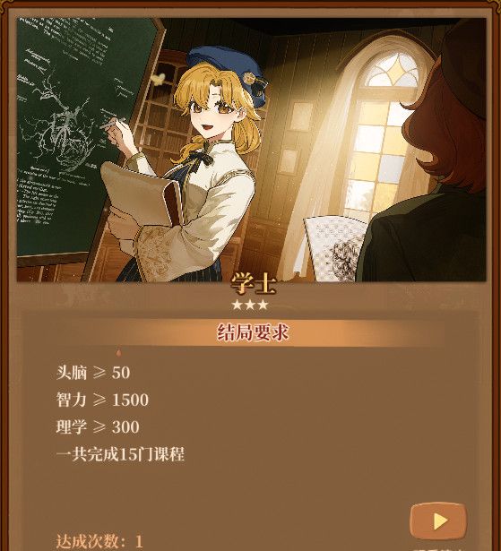 《火山的女儿：再度重逢》各职业需求一览