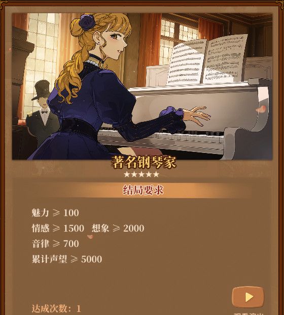 《火山的女儿：再度重逢》各职业需求一览