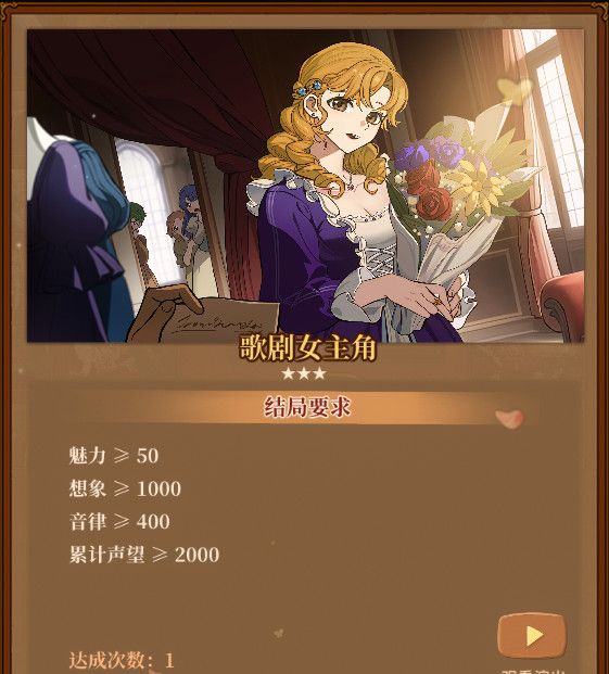 《火山的女儿：再度重逢》各职业需求一览