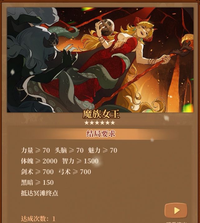 《火山的女儿：再度重逢》各职业需求一览