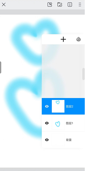 《画世界》向下合并图层方法