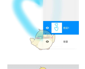 《画世界》向下合并图层方法