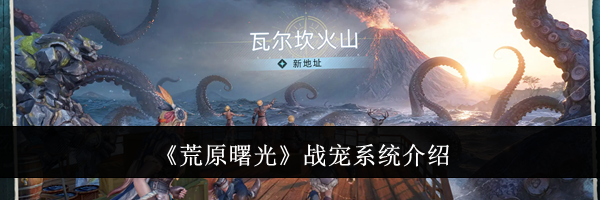 《荒原曙光》战宠系统介绍