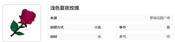《开放空间》罗塔花园广场采集物图鉴